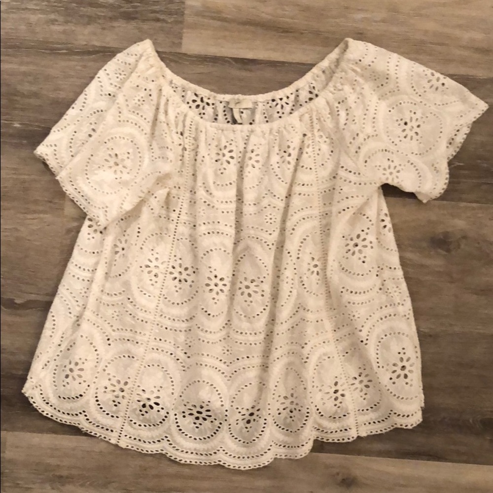Joie Eyelet Top
